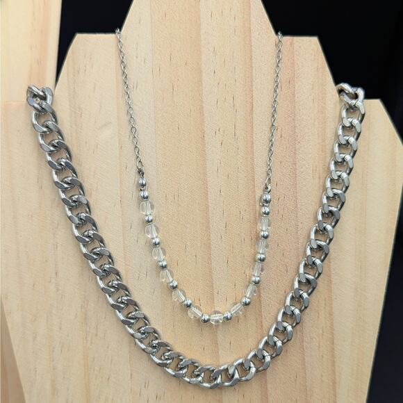 Silver & Black Statement Jewelry Bundle – 9 Pieces – Park Lane, Time Tru & More - Picture 4 of 7